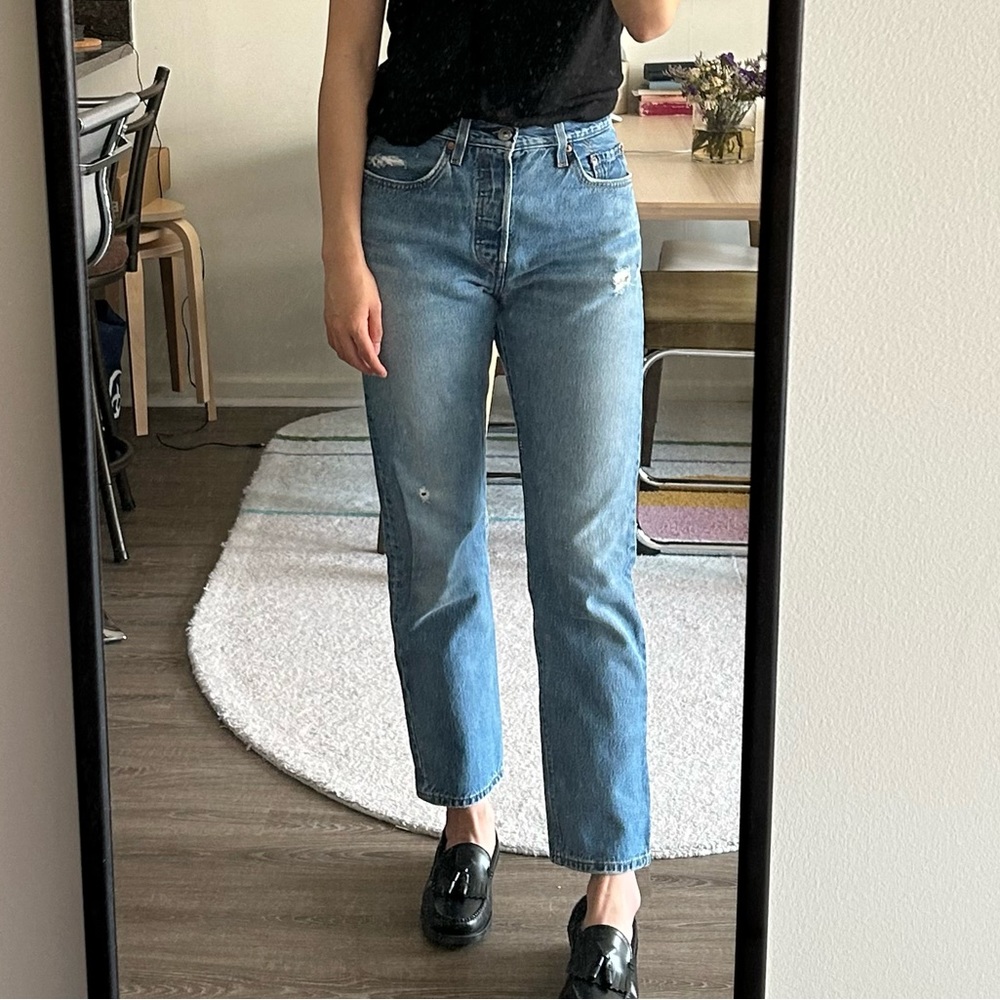 Vintage Levi's 501 Straight Leg Jeans